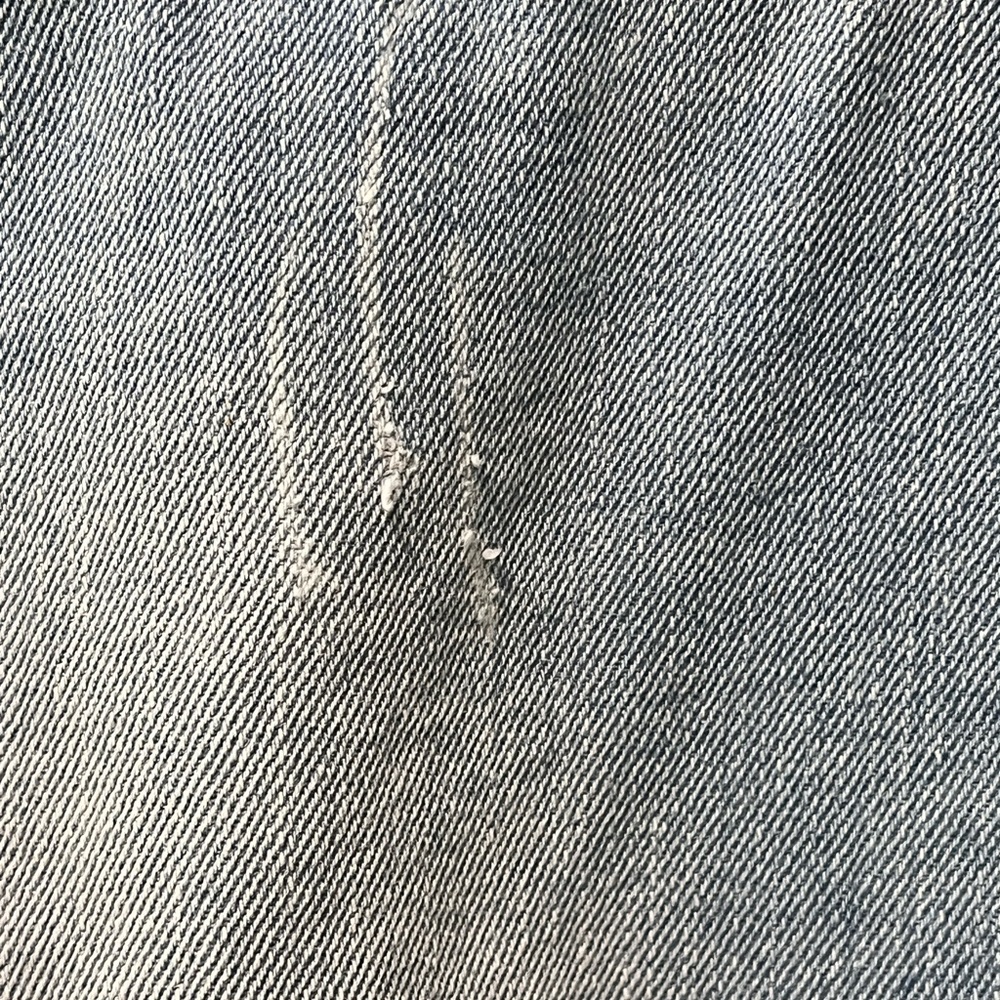 Jou Jou Women's Distressed Blue Denim Jacket size XL - Picture 5 of 10